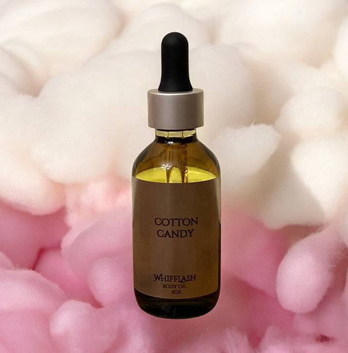 Cotton Candy Moisturizing Body Oil 2oz Skin Hydration