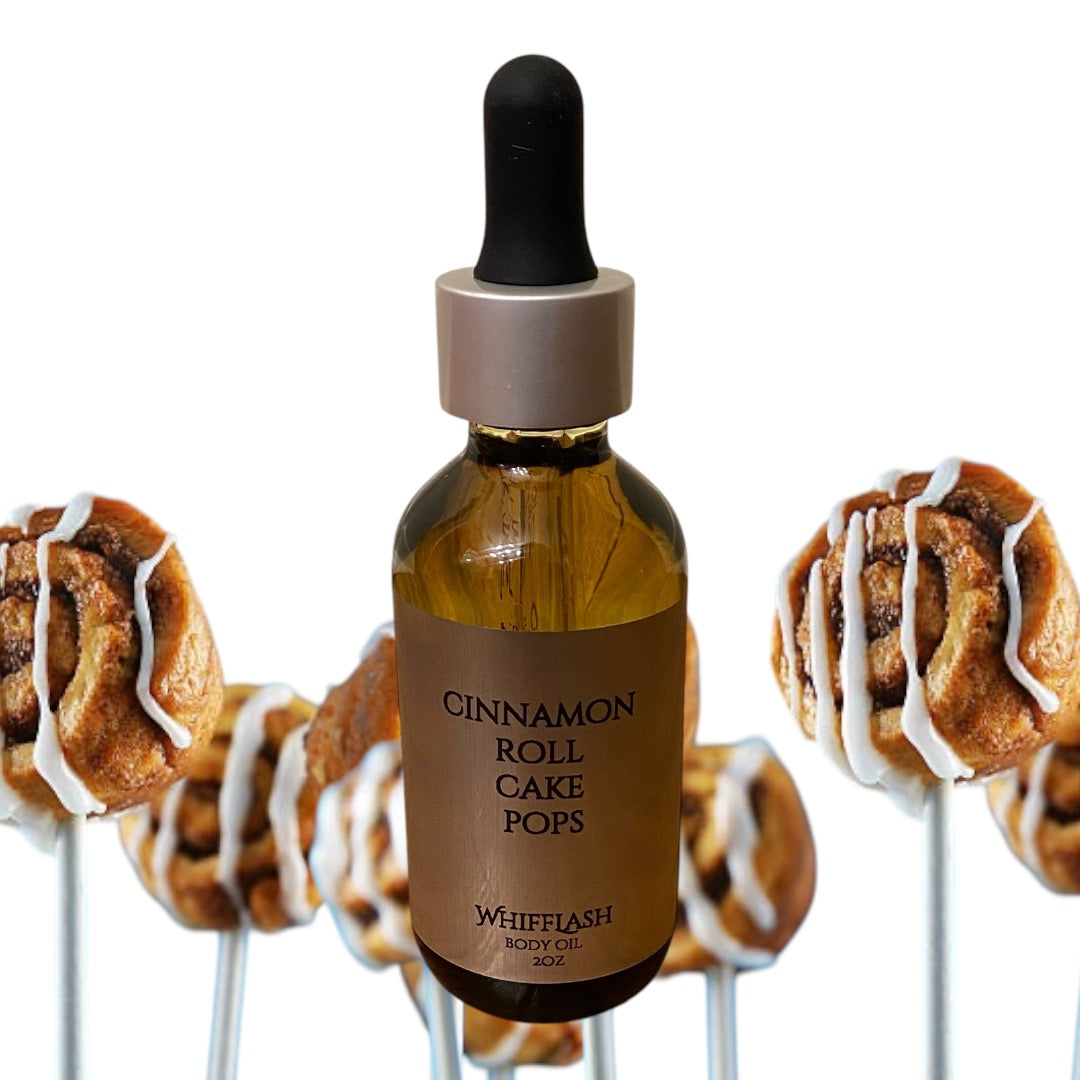 Cinnamon Roll Cake Pops Body Oil 2oz Skin Moisturizer